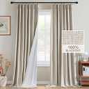 Eclipse Basel Dot Draft Stopper Energy Saving 100% Blackout Grommet Top Curtain Panel - 50x84 - Blush