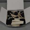 Foam Paint Brushes (48 Pack) 10 Sizes - Paint Sponge - Premium Foam Brushes - Lightweight & Durable - Sponge Paint Brush Assortment Ideal for Painting, Crafting, Acrylics, Stains, Varnishes (Black)