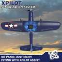 LEAMBE 4 Channel RC Plane - Ready to Fly Aerobatic Aircraft, Easy Control for Beginners, F4U Corsair RC Airplane Best Gift for Adults
