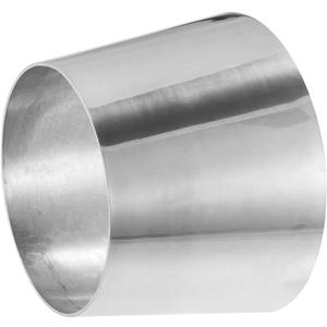 Motoforti Car Mandrel Exhaust Bend Elbow Pipe 304 Stainless Steel Concentric Reducer 4" OD to 5" OD 1pcs Long-lasting