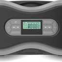 Core Innovations Portable Bluetooth CD Boombox with Digital FM Radio (Gray)