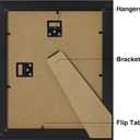 Vittanly 8x10 Picture Frames Set of 2, Ornate Vintage Photo Frame for Wall or Tabletop, Display 5x7 Pictures with Mat or 8x10 without Mat, Rustic Brown