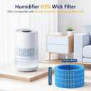 4 Pack Humidifier H35i Wick Filter Replacement Compatible with Blueair Premium Smart Humidifier 3.5L for Large Room Soothing Water Vapors Through Particle & Mineral Collect,10 Pack Sponge Filters
