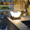 Outdoor Post Lights, High Voltage Hardwired LED Pillar Lights Outdoor, IP54 Waterproof Garden Column Lamp, Large Decorative Post Top Lighting for Driveway, Yard, Porch, Pathway, Patio