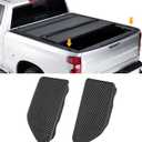 Moonlinks Bed Rail Stake Pocket Covers Compatible with GMC Sierra 1500/Chevy Silverado 1500 2019-2025 & Silverado/Sierra 2500/3500 HD 2020-2025 Truck Tonneau Covers Stake Holes Caps Plugs(2 PCS)