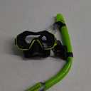 Snorkeling Gear for Adults Kids, Dry-Top Snorkel Set, 180Panoramic Wide View Diving Mask Breathing Freely Snorkel Mask for Snorkeling Scuba Diving Swimming Travel (K0-Green black)
