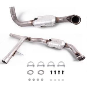 Left Right Catalytic Converter Compatible with 2004 2005 2006 2007 2008 Ford F150 5.4L V8 4WD, Replace# 645471 53522 645829 54307(EPA Compliant)