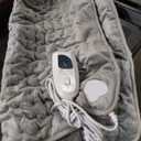 Deepsoon Heating Pad,Electric Heating Pads for Back,Neck,Abdomen,Moist Heating Pad for Shoulder,Knee,Arms,Legs,Dry/Moist Heat & Auto Shut Off,Christmas Gifts for Men and Women,Light Gray,24x20 Inch