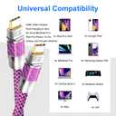 USB C to C Cable 50FT, 4K60HZ GEN2x2(Data usb2.0),USB TYPE C Video Output From USB3.2/ USB4.0 (NOT 100% Fast Charging) & Sync for Xreal MacBook Pro iPad Pro iPhone 15 Pro Galaxy S22 Portable Monitor
