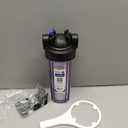 Sediment Water Filtration System with Clear 2.5X 10" Housing 3/4 "Ports, Removes Dirt, Sand, Silt and Rust