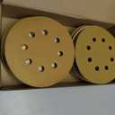 5-Inch 8-Hole Hook and Loop Sanding Discs 220-Grit Random Orbit Sandpaper
