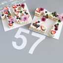 12 Inch Large Number Stencils Reusable Plastic Digital Templates for Cake Address Painting