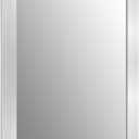 Ruomeng Wall Mirror Rectangle Decorative Mirror 12" x 16" for Entryway, Bedroom, Living Room, Nickel