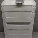 Samsonite Freeform Hardside Expandable with Double Spinner Wheels, White, Checked-Medium 24-Inch