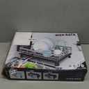 MOUKABAL Dish Drying Rack, Dish Rack, Stainless Steel Dish Racks for Kitchen Counter, Dish Drainer with Removable Utensil Holder, Drainboard (Black)