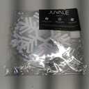 Sustainable Greetings Juvale Christmas Snowflake Swirl Decorations for Holiday Party Decor (Silver, 30 Pack) - Hanging Snowflake Decorations - Silver Party