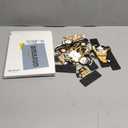 Capoda 6 Pcs Christmas Table Decorations Wooden Christmas Table Centerpieces Xmas Snowman Santa Claus Gnome Signs Merry Xmas Toppers for Holiday Party Supplies(Black, Gold)