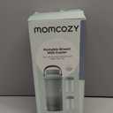 Momcozy 22oz Portable Breast Milk Cooler for Outdoor, Life Saver with 360 Total Cooling for 24 Hours, Larger Capacity Travel Breastmilk Chiller with 2pcs Baby Bottles for Breastmilk Storage, Green