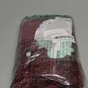 CaliTime Christmas Throw Pillow Covers Decorative 18 X 18 Inches Pack of 4 Cozy Chenille Cushion Cases for Couch Sofa Bed Living Room Home Burgundy