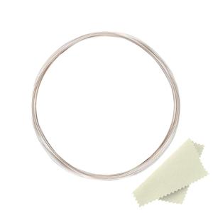 925 Sterling Silver Wire for Jewelry Making Wire 22 Gauge Half Hard Round Making Wire 5 FT (22 Gauge/0.64 mm)