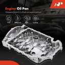 A-Premium Upper Engine Oil Pan Sump Compatible with Audi
