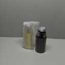 100 Pack 9 OZ Clear Plastic Cups with Gold Rim, Disposable Rimmed Swirl Cocktail Party Cup, Heavy Duty Elegant Glasses, Drinking Tumbler for Weeding Christmas Single Party (Black, Gold)