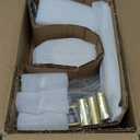 Gold Chandelier, 6-Light Farmhouse Chandelier for Dining Room Lighting Fixtures Hanging, Industrial Candle Modern Chandelier for Bedroom, Foyer, Living Room and Entryway