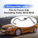 Pleoos 911-777 EVAP Vapor Canister Purge Valve Solenoid Hose, Vapor Canister Purge Valve Compatible with 2012-2018 Focus Replaces BV619D289HA, BV6Z9D289B, CP805, CP894, PV965