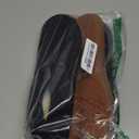 L-RUN Womens Wide Slippers Barefoot House Shoes for Swollen Feet Adjustable Walking Shoes for Elderly Warm Black 10 Wide