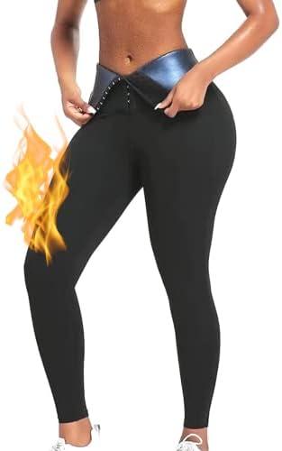 Nano Hertz Sauna Sweat Shapewear Leggings Pants Boxing Workout Suit Waist Trainer Shaper Sweatsuit Exercise Fitness Gym Women XL