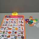 Interactive Alphabet Wall Chart, Talking ABC, 123s, Music Poster, Kids Learning Toys for Toddlers 1-3, Electronic Educational Toddler Toy, Educational Gift for Age 1 2 3 4 5 Year Old Girls Boys - Pink