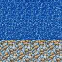 Swimline Overlap Pool Liner for Above Ground Pools, Bedrock, 21 (Round), 48/52 Inch Wall, 25 Gauge
