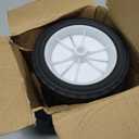 CheeMuii 4 Pcs 7 Inch Lawn Mower Wheels 7" General Wheels Replace for Oregon 72-107 Compatible with Craftsman/AYP/MTD Push Lawnmower, Hand Truck, BBQ Grill Wheel 9611, etc
