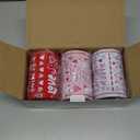 JOYIN 3 Packs Valentine Tin Mailbox for Party Favors, Classroom Prize Supplies, Greeting Cards, Exchange Gifts