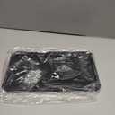 2 Pack Silicone License Plate Frames Black, Car Plate Frame Holder, Universal US Front & Rear Truck Frame Protector Mounting Kit Accessories, Rust Proof, Rattle Proof, Weather Proof (Black)