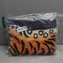 Tiger Bath Mat Imitation Cashmere Cute Funny Bathroom Rug - Rubber Non-Slip Super Absorbent Thin Bath Rug for Tub Shower Sinks Home Decor (20" L x 32" W)