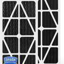 5-Micron Outer Filter Compatible with WEN 3415 3416 3417 AF1270,POWERTEC AF1045/AF1044, JET AFS-1000B/AFS-1000C Air Filtration Systems,Activated Carbon Woodworking Air Filters AF9235C (2 Pack)