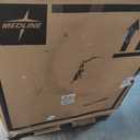 Medline Lightweight Wheelchair for Adults With Swing-Back, Desk-Length Arms, Elevating Leg Rests; 18W" x 16"D Seat