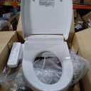 TOTO WASHLET S2 Electronic Bidet Toilet Seat with Instantaneous Water Heating, PREMIST and EWATER+ Wand Cleaning, Elongated, Cotton White - SW3346#01