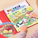 JoyCat Paint with Water Coloring Books for Toddlers, Watercolor Painting Sets for Kids Ages 3-5 4-8, Arts and Crafts Drawing Activities Toy Birthday Gifts for Boys Girls (Farm)