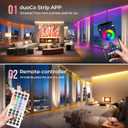 Neon Led Strip Light,32.8Ft Waterproof RGB Light Strip Control with Remote APP,24V Flexible DIY Silicone Lights,Multiple Mode Music Sync Gaming Led Neon Rope Lights for Party Home Indoor Outdoor Decor