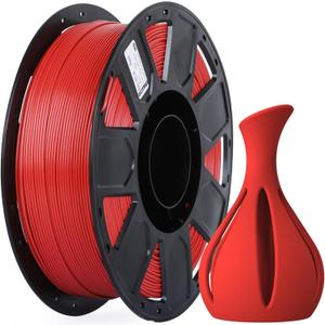 Creality 3D Printer Filament 1.75mm, Ender PLA Filament No-Tangling Smooth Printing Without Clogging No Warping, Fit Most FDM 3D Printers, 1kg Spool, Dimensional Accuracy +/- 0.02mm, Red