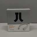 JISULIFE Portable Neck Fan, Hands-Free Bladeless, 5 Speeds, 4000 mAh Battery Operated Wearable Personal Fan, Twistable, Rechargeable, Gift for Women Men-Grey