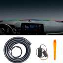 JYCDC Dashboard Ambient Light Strip with OBD Plug-in, RGB Interior Car LED Light Bar, App Control Music Sync, Compatible with Toyota RAV4, Camry, Corolla, Highlander, Tacoma & More, Upgrade Accessory