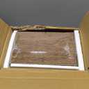 QEEIG Floating Shelves for Wall Bathroom Shelf Bedroom Kitchen Living Room Hanging Book Shelves Small Farmhouse Decor 16 inch Set of 3, Rustic Brown (015-BN3)