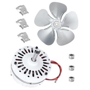 F0510B2944 F0510B2497 Attic Ventilation Fan Motor with FB99100 12" Attic Fan Blade Propeller for 1/2" Shaft Replacement for Lomanco Lomancool 2000&1800 Series Power Vent Replaces A0416B2059 A0510B2389