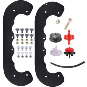 ANTO 99-9313 Snow Blower Paddles for Toro CCR2000 CCR2400 CCR2500 CCR3000 CCR3650, for Power Clear 210 221 421 621 721 621R 621E 621ZR 621QZR Snowthrower with 66-7460 Primer Bulb Hardware Kit