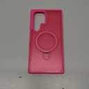 Cavor for Samsung Galaxy S24 Ultra Case,Compatible with Magsafe,Galaxy S24 Ultra Phone Case with Stand Magnetic,Full-Body Shockproof Slim Protective Cases for Women Men-Rose Red