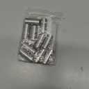 uxcell 10pcs Stainless Steel Spacer 1/4" Bore x 3/8" OD x 3/4" Length Screw Standoff Bushing Plain Finish Round Metal Spacer for 1/4 Screws Bolts and Rods