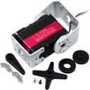 150KG Robot Servo Motor 12V High Voltage High Torque Steel Gear Large Digital Steering Servos with Mount Brackets